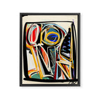 The Scream Street Art Graffiti Framed Canvas Print Gallery Image 6