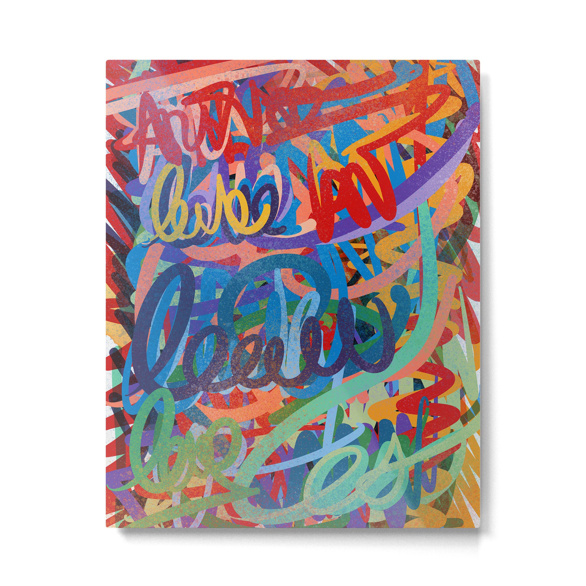 Urban Graffiti Art Love Sprayed  Metal Print Gallery Image 6