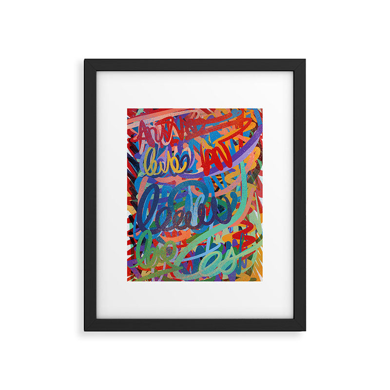 Urban Graffiti Art Love Sprayed  Framed Art Print Gallery Image 6