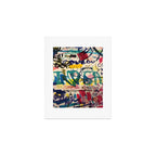 Urban Graffiti Paper Street Art Art Print Gallery Image 1