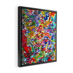 Urban Graffiti Pattern Art Made With Ink and Pen Framed Canvas Print Gallery Image 2