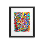 Urban Graffiti Pattern Art Made With Ink and Pen Framed Art Print Gallery Image 5