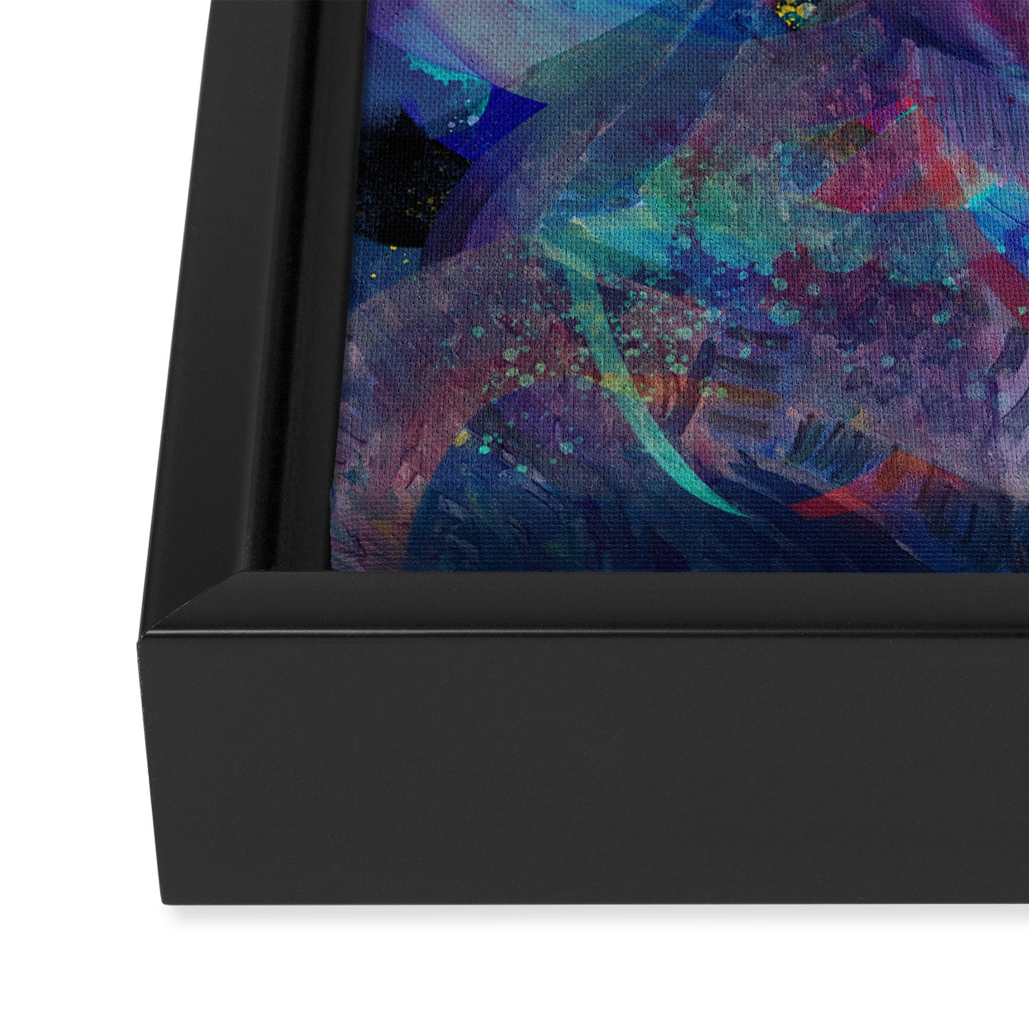 Where is Vincent ? Abstract 3D Mystic Art Framed Canvas Print Gallery Image 3