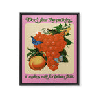 Don't Fear the Pruning - Collage Art Framed Canvas Print Gallery Image 6