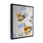 Playing a Game of Cards | Summer Sunshine Outside Games Photography Art Print Framed Canvas Print Gallery Image 2