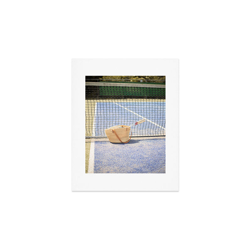 Playing Tennis in the Summer | Travel Photography Tennis Court Sports Field Art Print Art Print Gallery Image 1