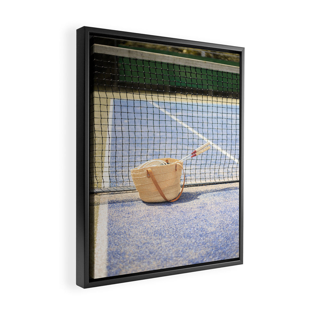 Playing Tennis in the Summer | Travel Photography Tennis Court Sports Field Art Print Framed Canvas Print Gallery Image 2