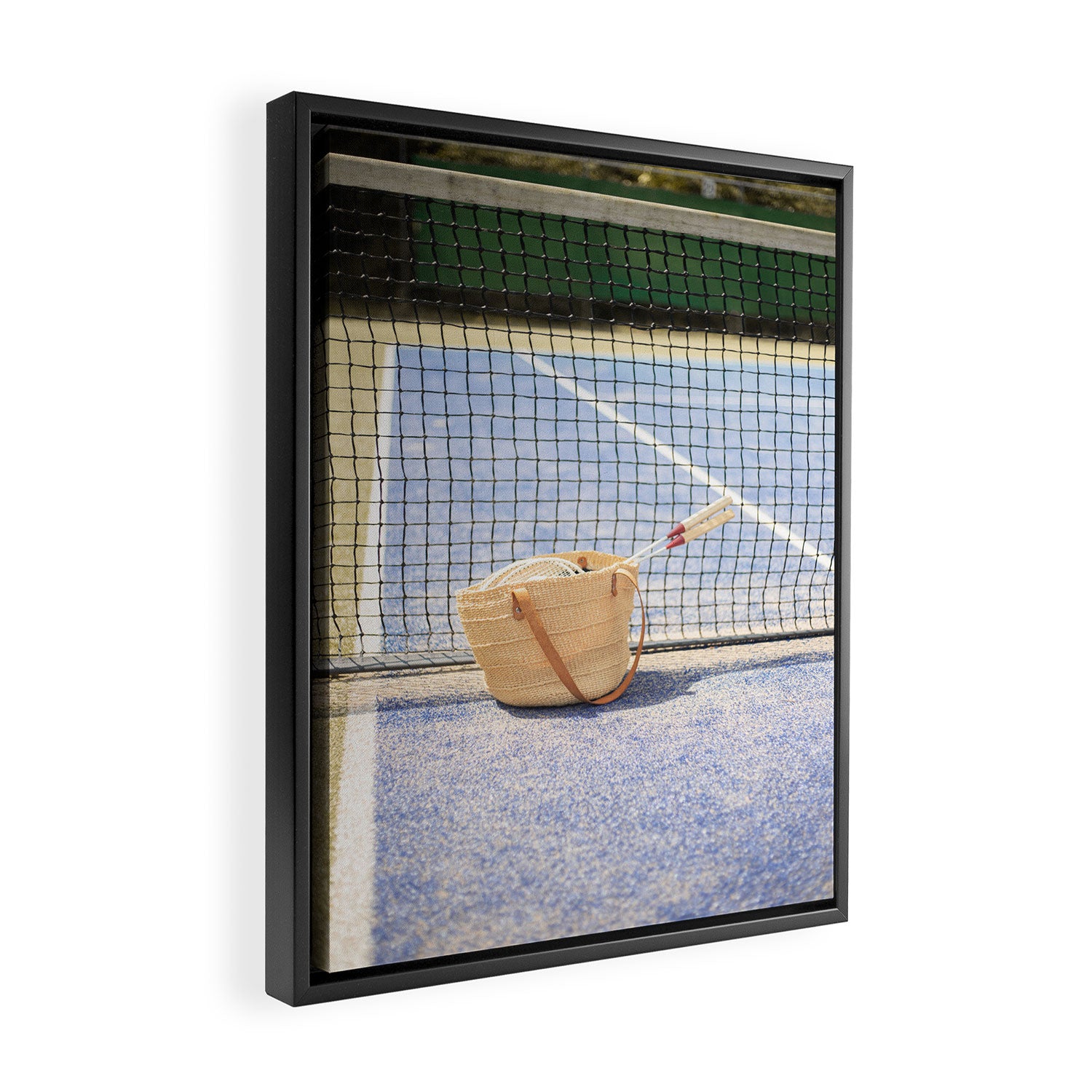 Playing Tennis in the Summer | Travel Photography Tennis Court Sports Field Art Print Framed Canvas Print Gallery Image 2