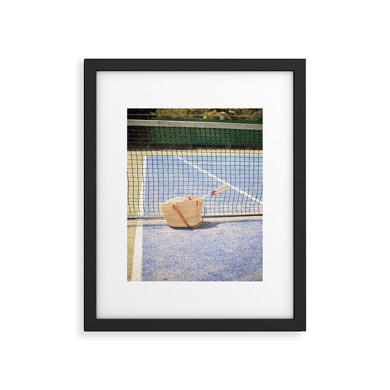 Playing Tennis in the Summer | Travel Photography Tennis Court Sports Field Art Print Framed Art Print Gallery Image 5