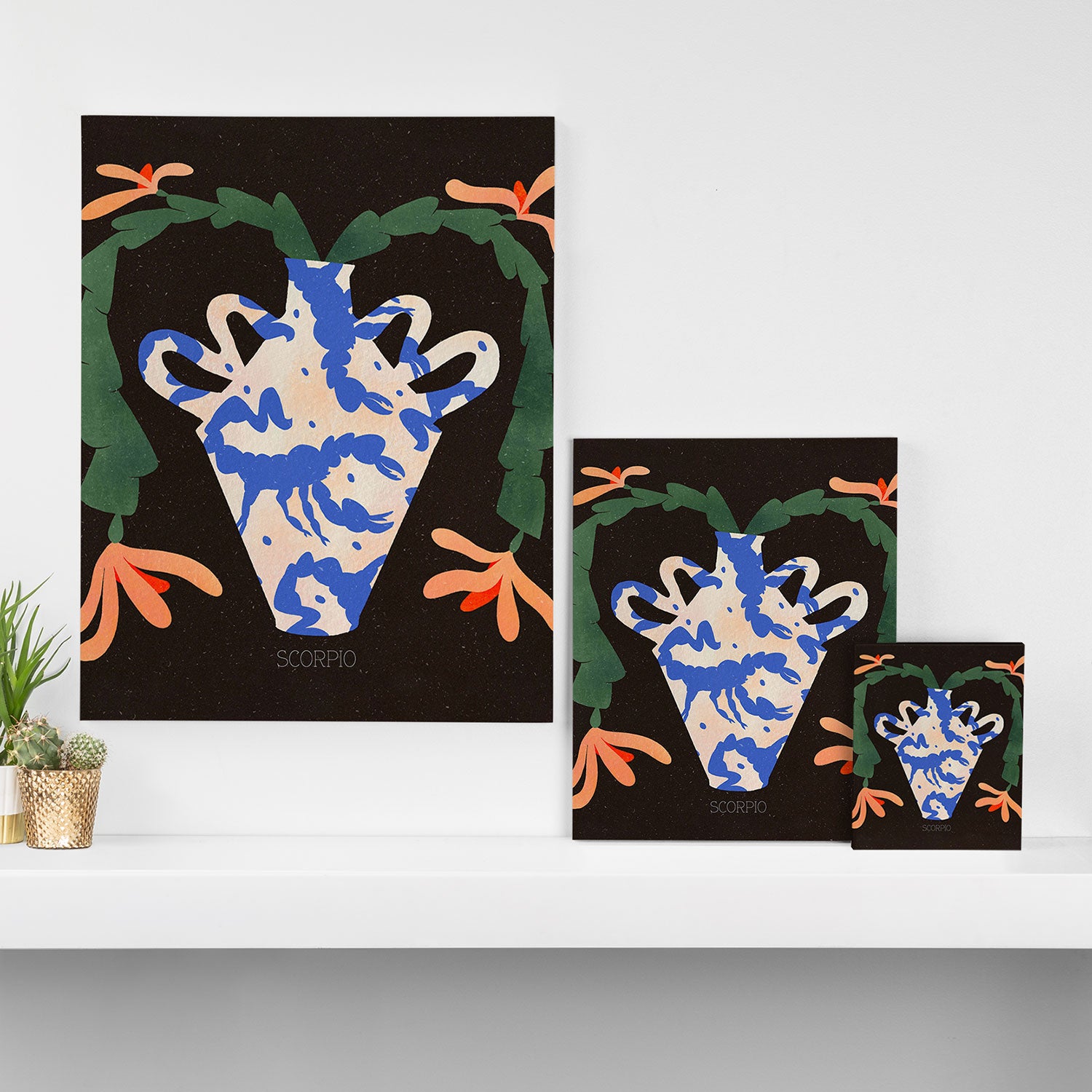 SCORPIO illustration Canvas Print Gallery Image 3