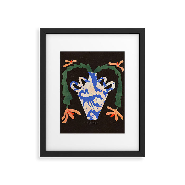 SCORPIO illustration Framed Art Print Gallery Image 1