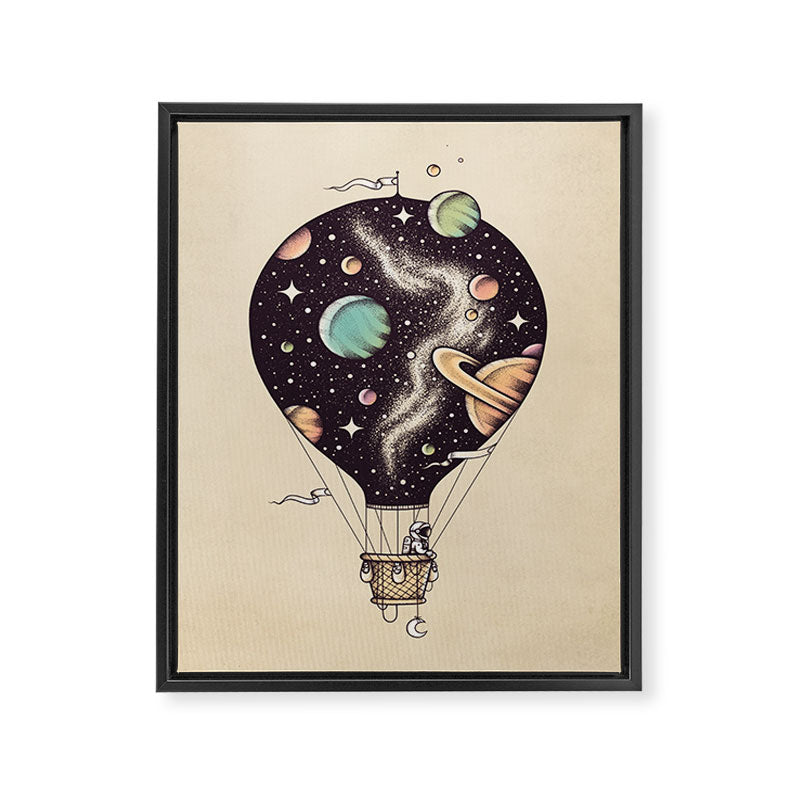 Interstellar Journey Framed Canvas Print Gallery Image 6