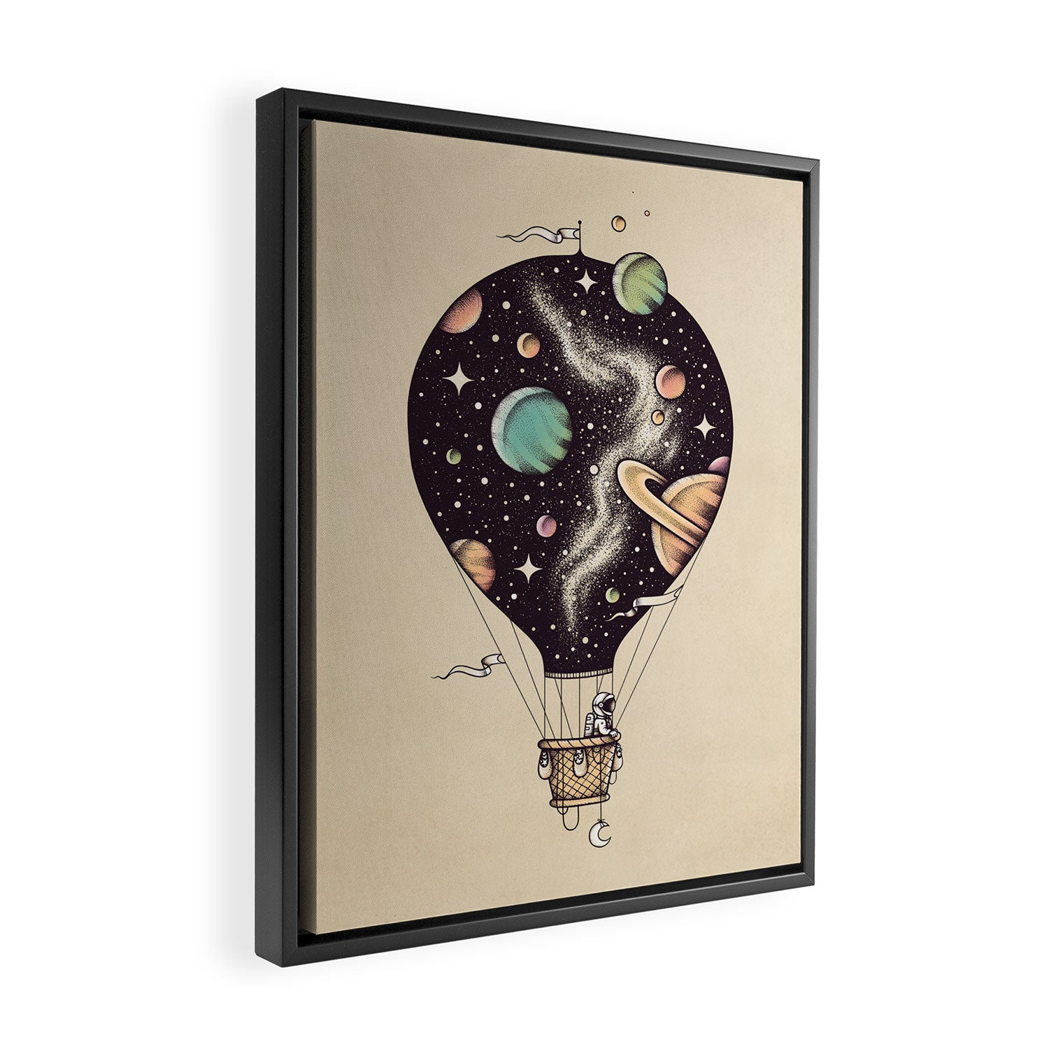 Interstellar Journey Framed Canvas Print Gallery Image 2