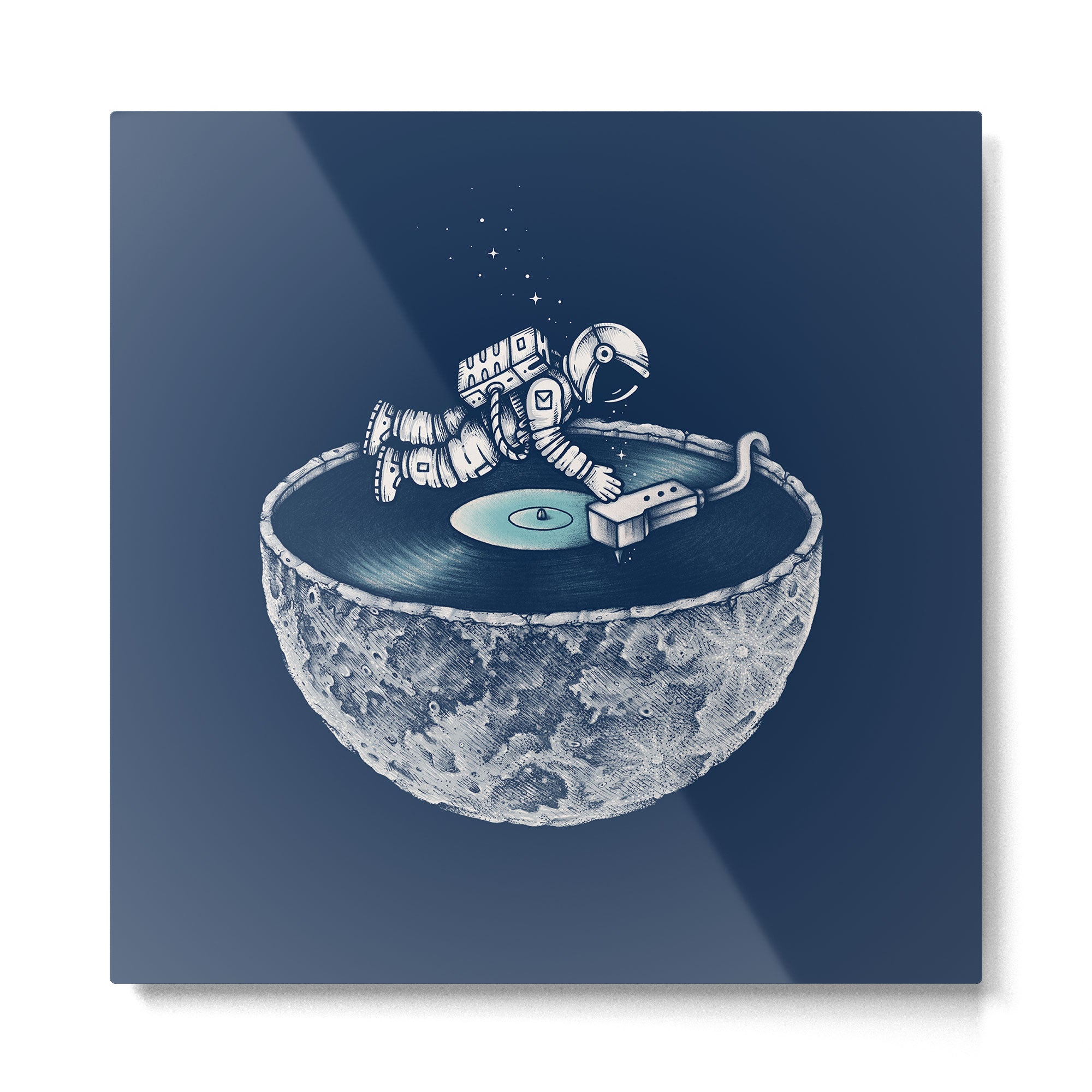 Space Tune Metal Print Gallery Image 2