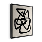 A Family Of Five Framed Canvas Print Gallery Image 2