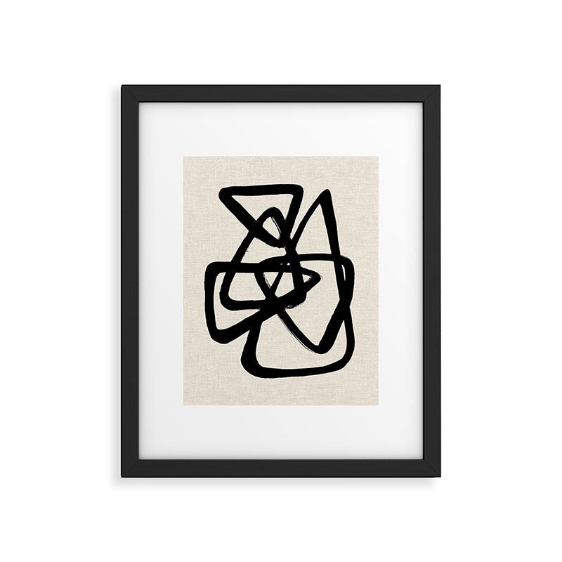 A Family Of Five Framed Art Print Gallery Image 4
