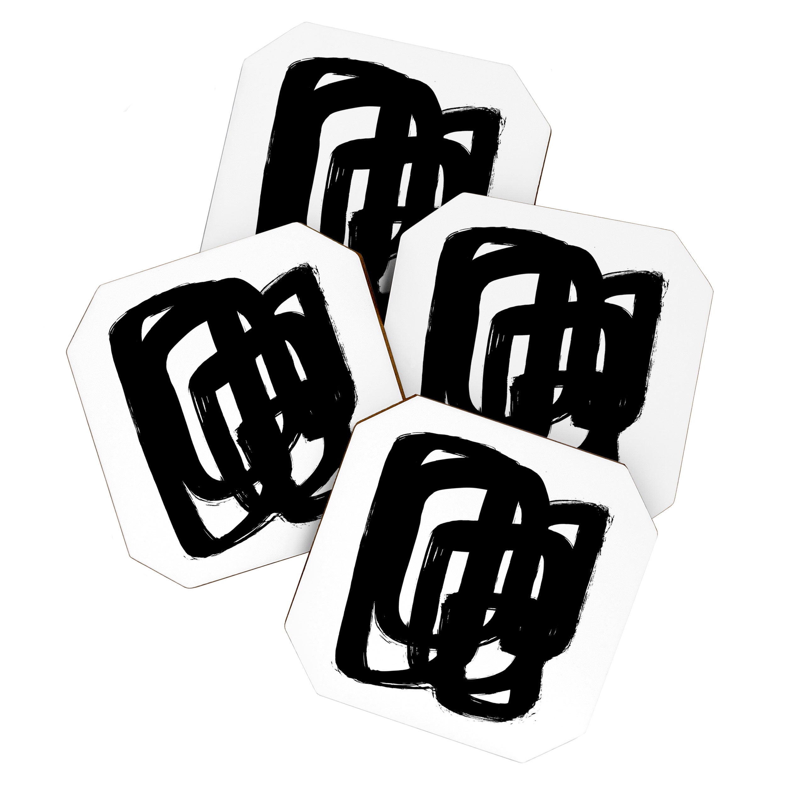 A Heavy Thought White Background Coaster Gallery Image 1