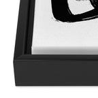 A Heavy Thought White Background Framed Canvas Print Gallery Image 3