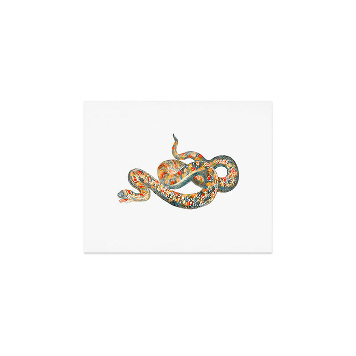 A snake by Johan Teyler  Art Print Gallery Image 1