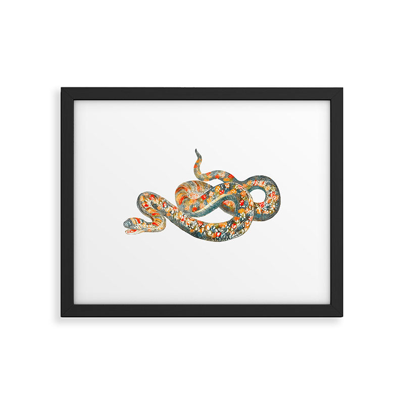 A snake by Johan Teyler  Framed Art Print Gallery Image 5