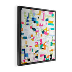 A Thousand Springs Blooming #2 Fun Colorful Abstract Painting by Ejaaz Haniff Framed Canvas Print Gallery Image 2