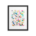 A Thousand Springs Blooming #2 Fun Colorful Abstract Painting by Ejaaz Haniff Framed Art Print Gallery Image 5