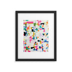 A Thousand Springs Blooming #3 Fun Colorful Abstract Painting by Ejaaz Haniff Framed Art Print Gallery Image 5