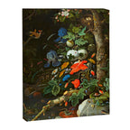 Abraham Mignon  Flowers in a Forest Landscape  Canvas Print Gallery Image 6