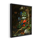 Abraham Mignon  Flowers in a Forest Landscape  Framed Canvas Print Gallery Image 2