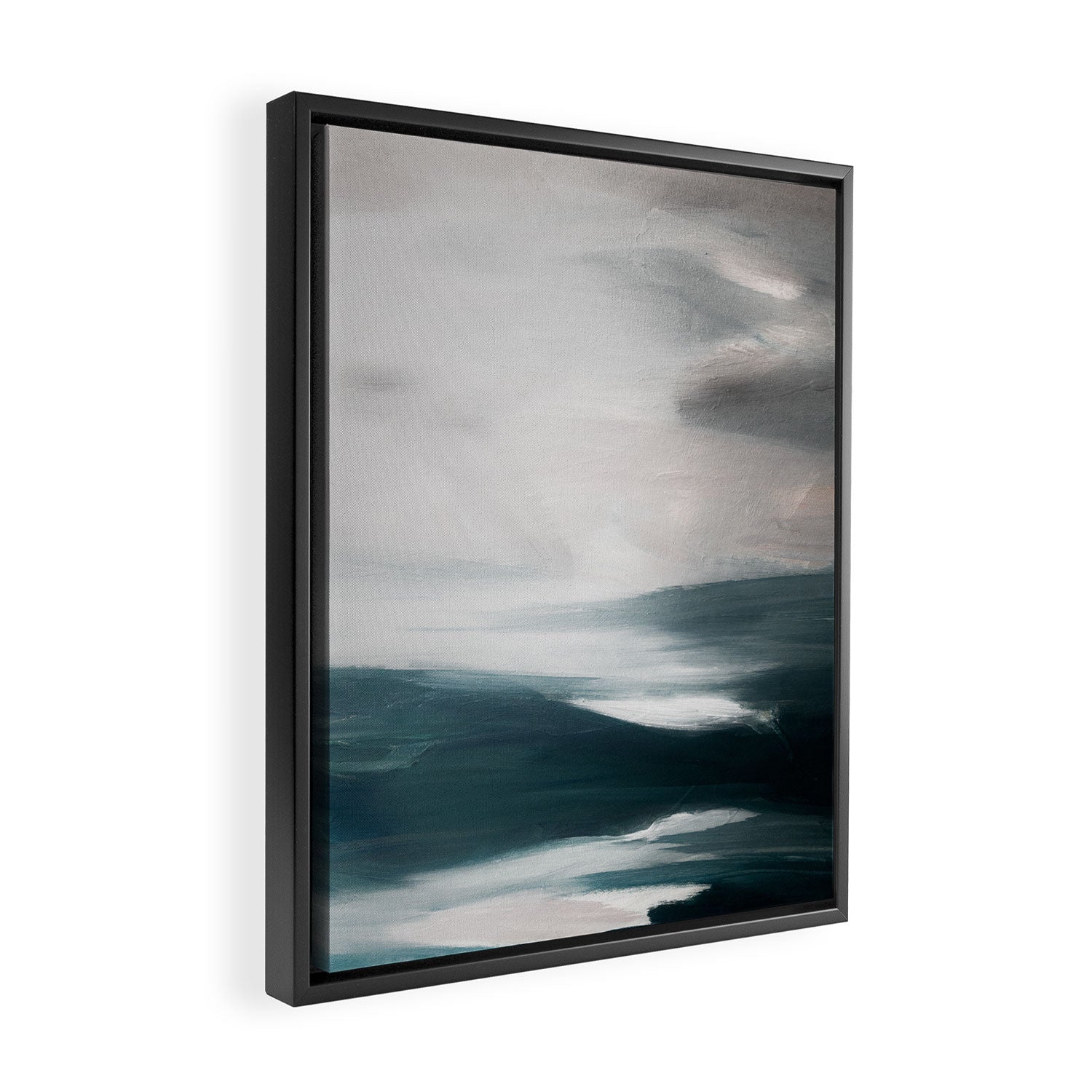 Abstract Oil Painting No. 117 Framed Canvas Print Gallery Image 2
