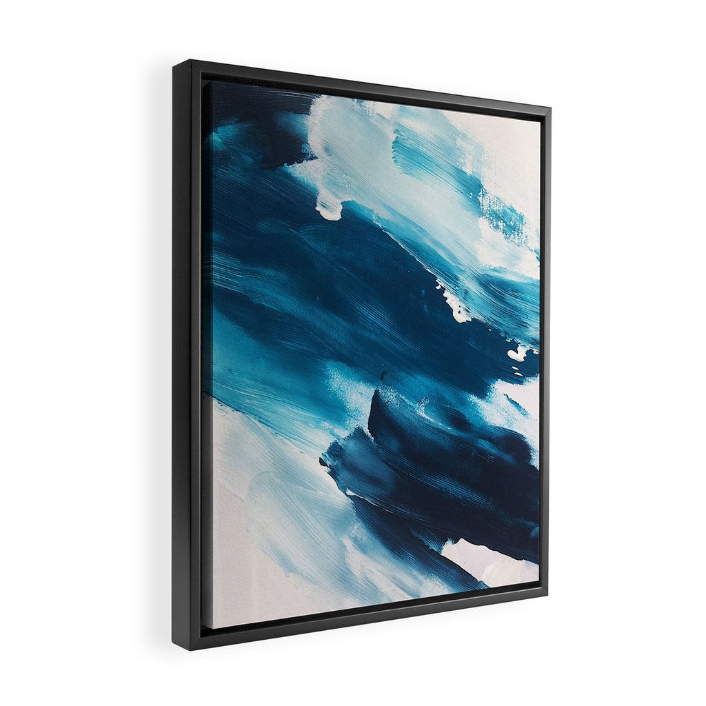 Abstract Oil Painting No. 52 Framed Canvas Print Gallery Image 2