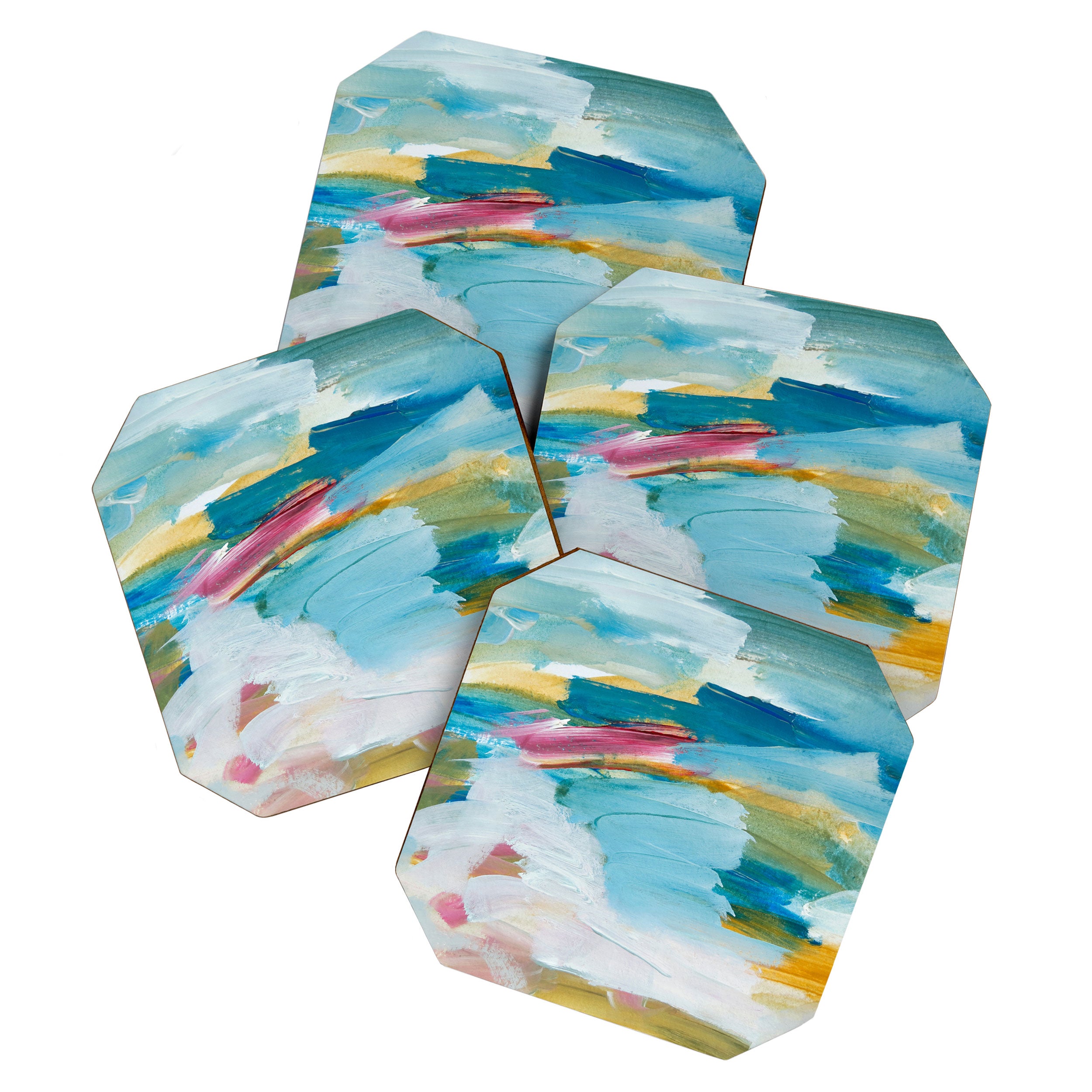 Abstract Oil Painting No. 55 Coaster Gallery Image 1