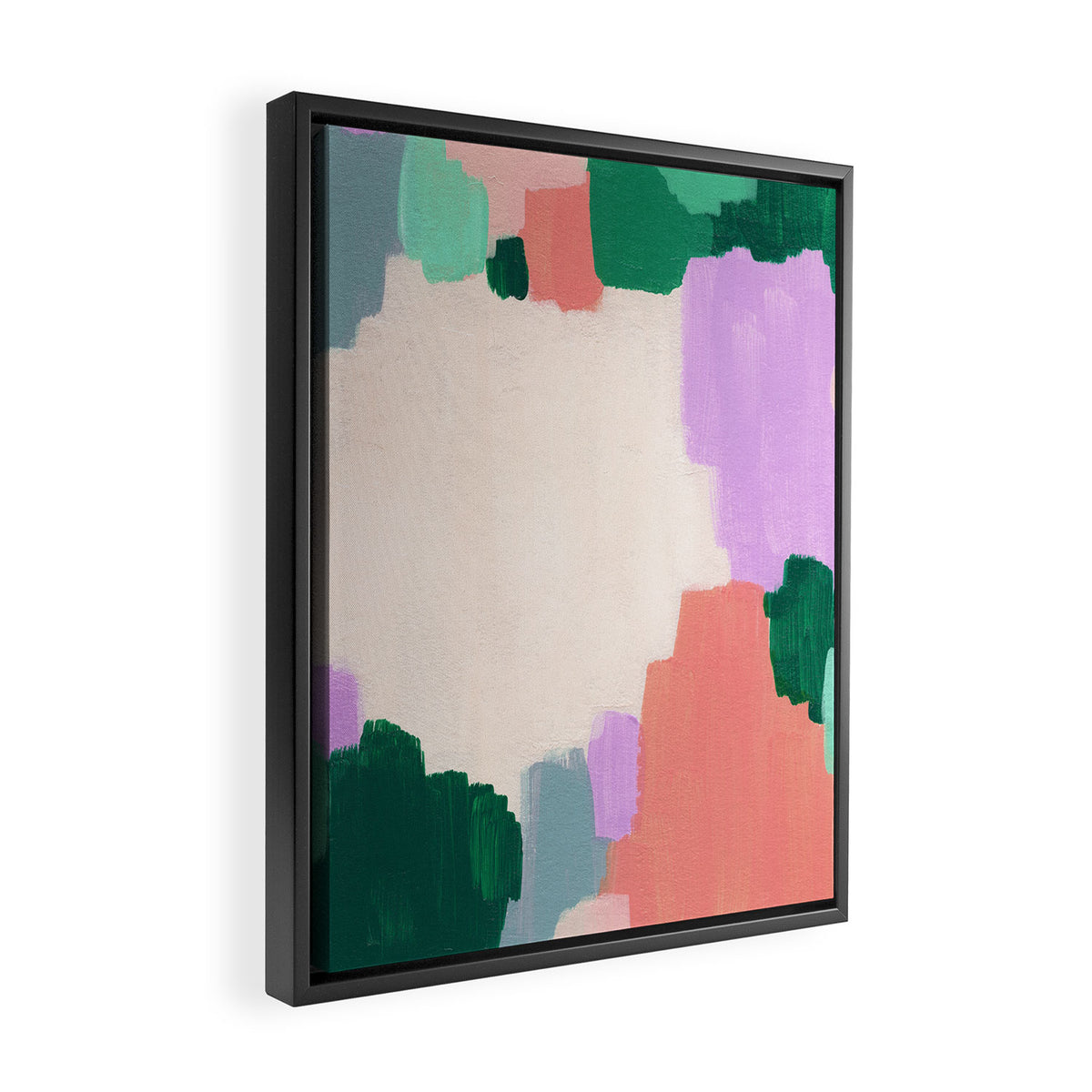 Abstract Oil Painting No. 70 Framed Canvas Print Gallery Image 2