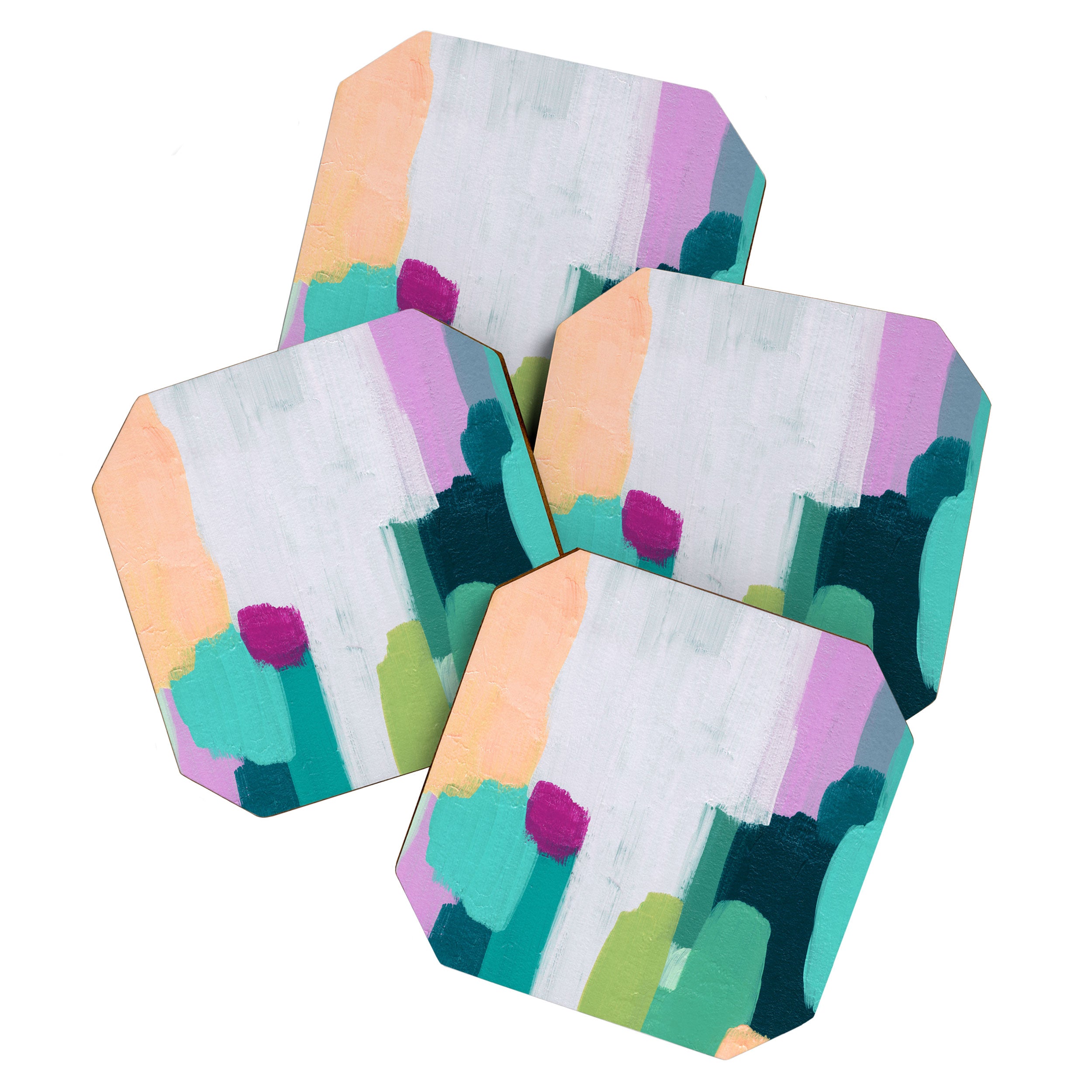 Abstract Oil Painting No. 89 Coaster Gallery Image 1