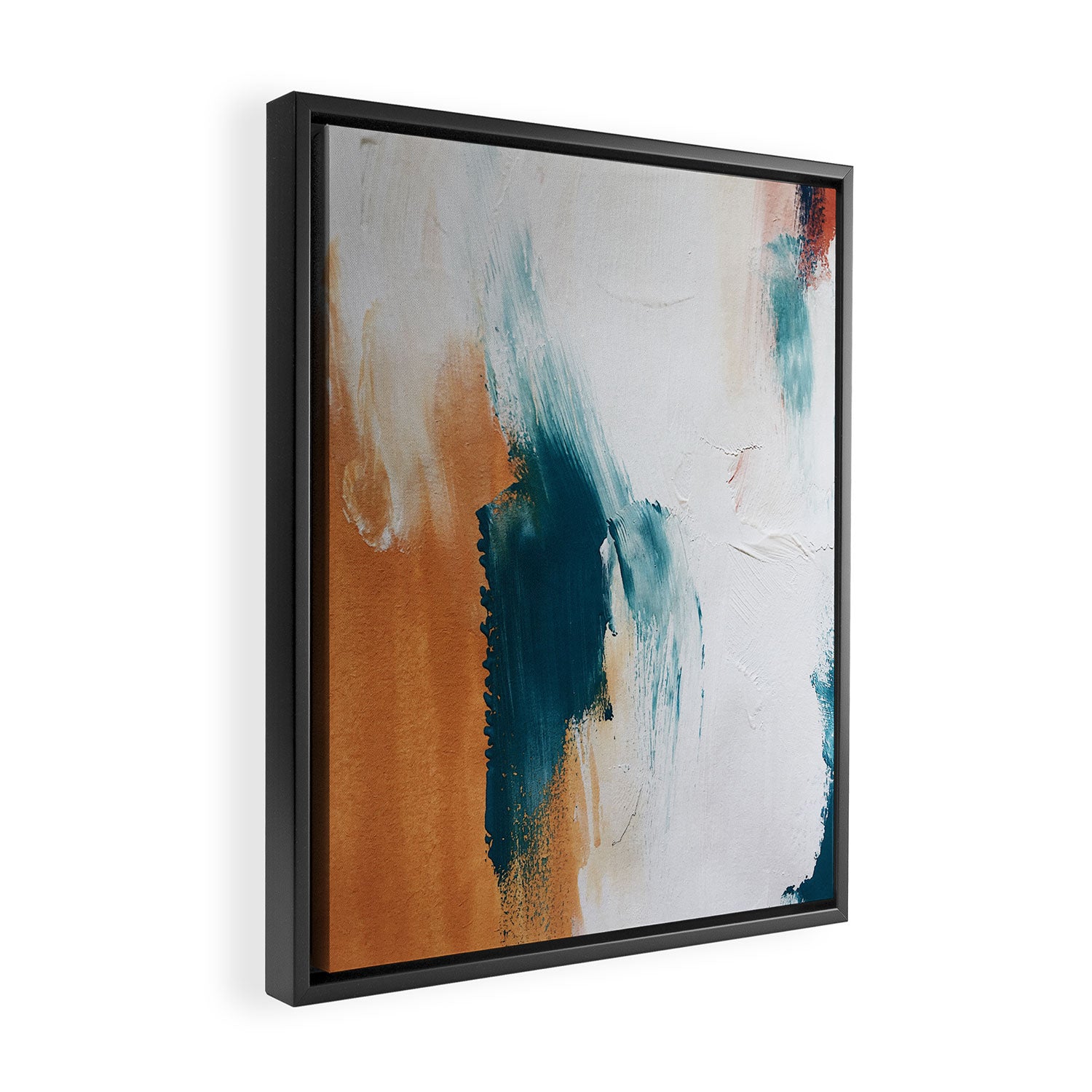 Abstract Oil Painting No.25 Framed Canvas Print Gallery Image 2