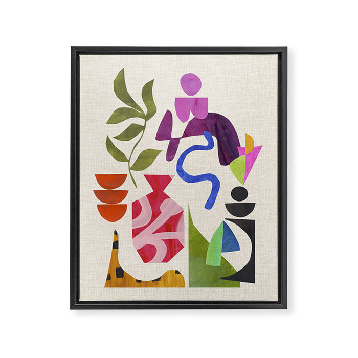 Afternoon Bloom Framed Canvas Print Gallery Image 1