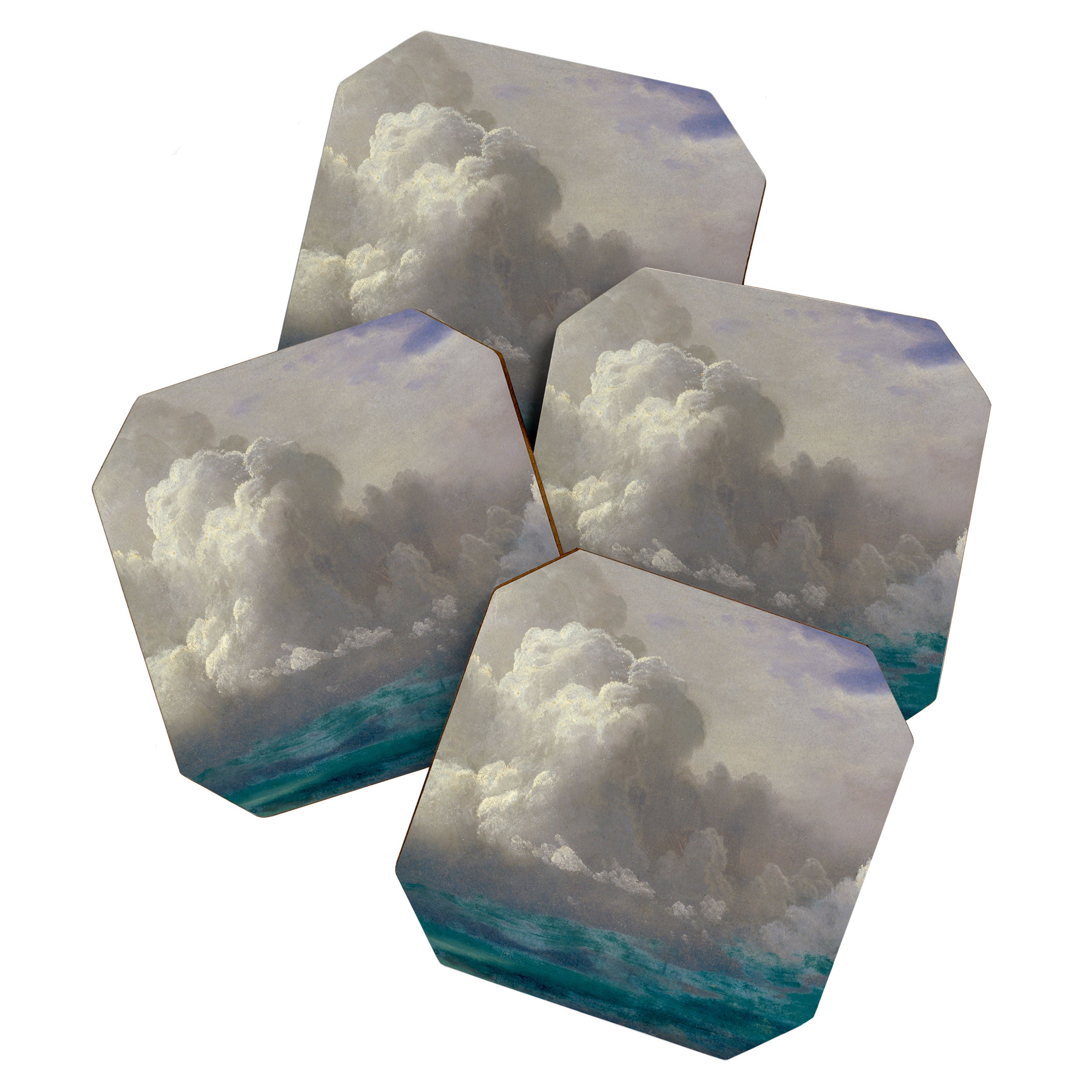 Albert Bierstadt Storm Clouds 1880 Coaster Gallery Image 1