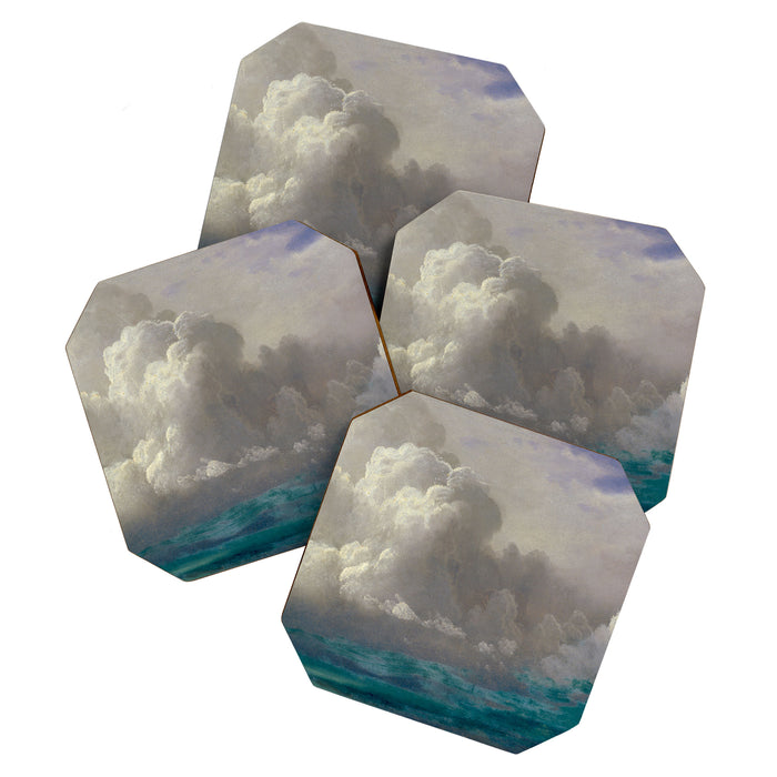 Albert Bierstadt Storm Clouds 1880 Coaster Gallery Image 1