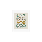 Albertus Seba Snakes Illustration Teal And Yellow Scales Art Print Gallery Image 1