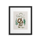 Albertus Seba Three Snakes Illustration Locupletissimi rerum naturalium thesauri accurata descriptio Framed Art Print Gallery Image 5