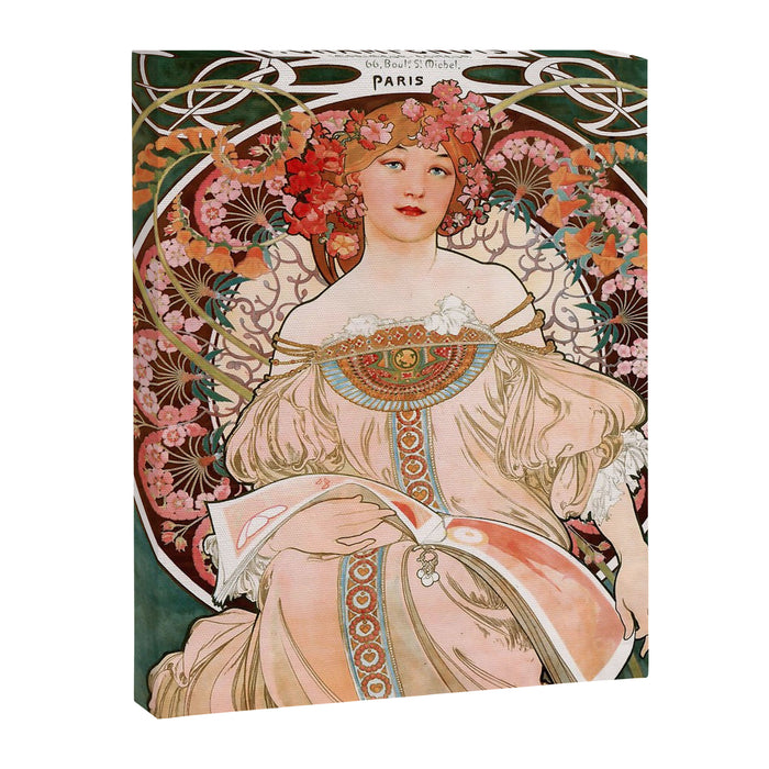Alphonse Mucha F. Champenois Imprimeur-Éditeur  Canvas Print Gallery Image 1