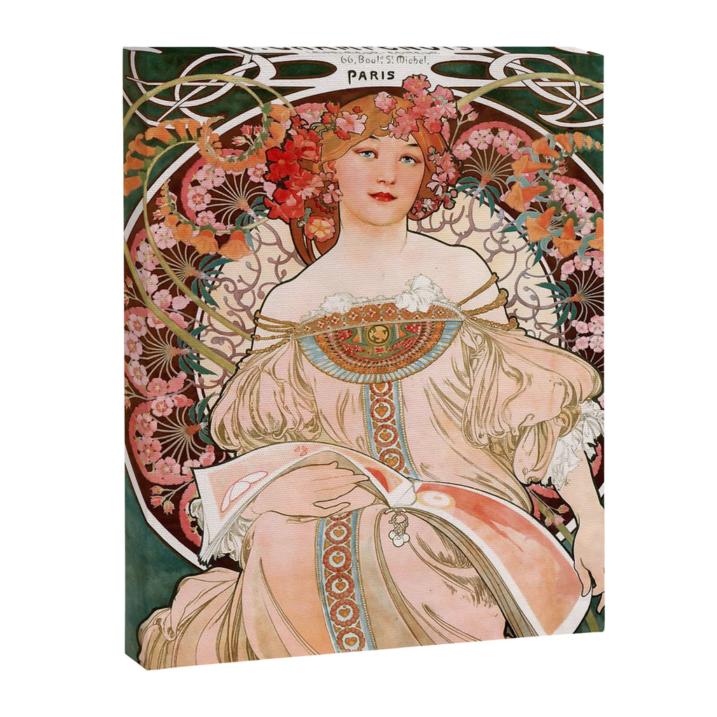 Alphonse Mucha F. Champenois Imprimeur-Éditeur  Canvas Print Gallery Image 6