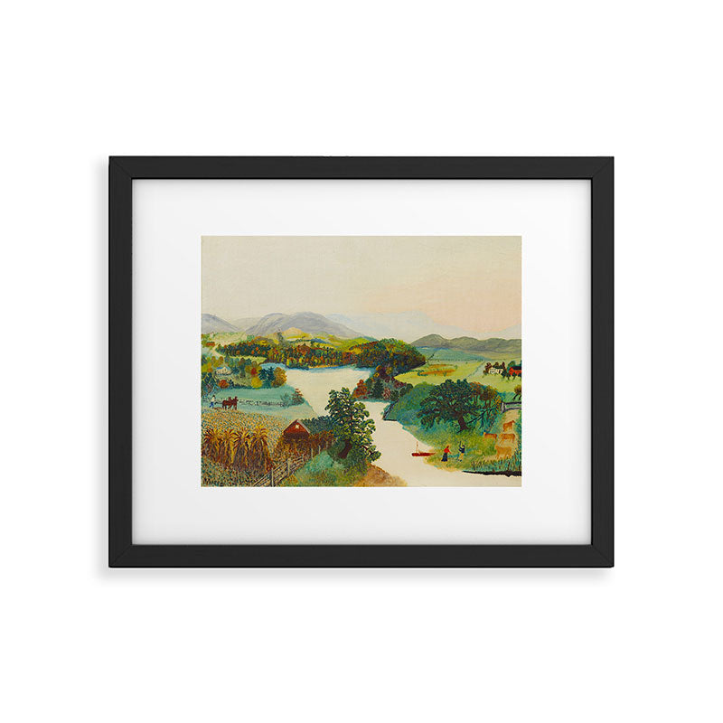 Anna Mary Robertson 'Grandma' Moses Upper Cambridge Valley American Folk Art Framed Art Print Gallery Image 5