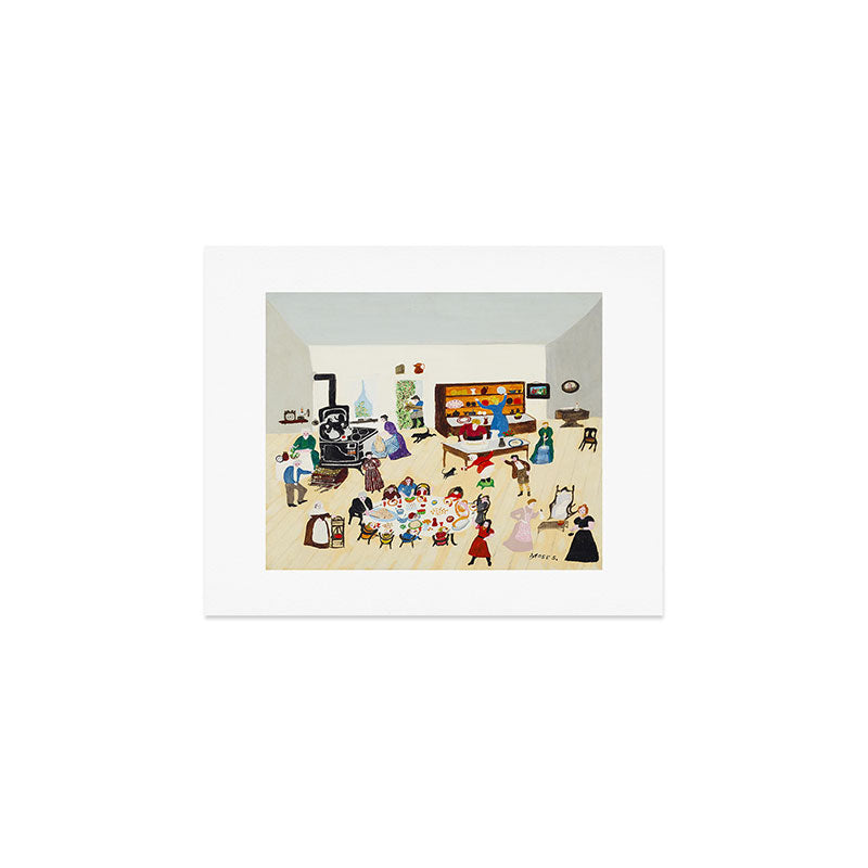 Anna Mary Robertson 'Grandma' Moses Thanksgiving American Folk Art Art Print Gallery Image 1