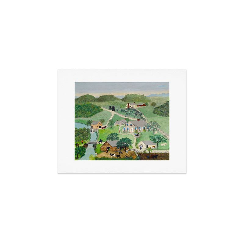 Anna Mary Robertson 'Grandma' Moses The Old Oaken Bucket American Folk Art Art Print Gallery Image 1