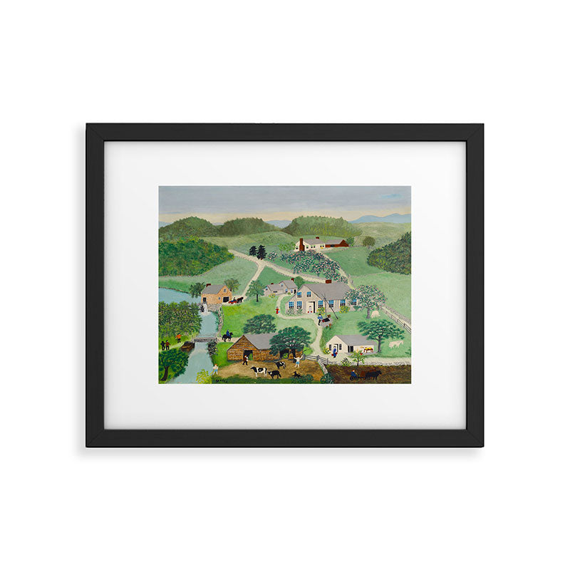 Anna Mary Robertson 'Grandma' Moses The Old Oaken Bucket American Folk Art Framed Art Print Gallery Image 5
