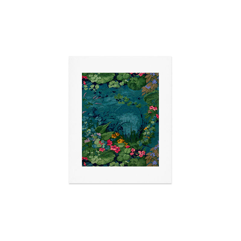 Antique Botanical Garden 1860 Art Print Gallery Image 1