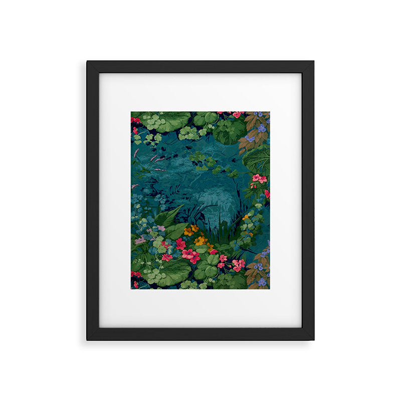 Antique Botanical Garden 1860 Framed Art Print Gallery Image 5