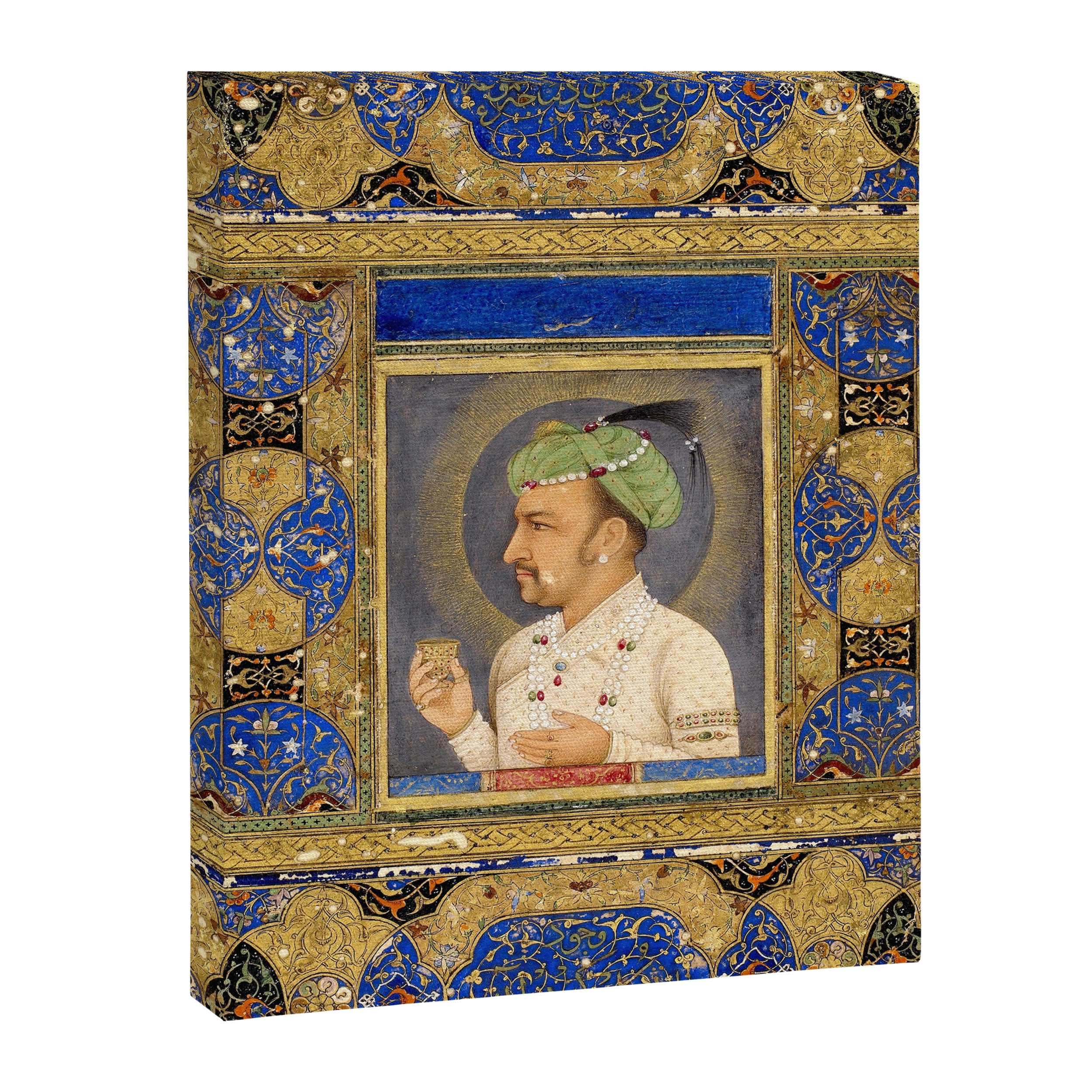Antique Indian Miniature Painted Illustration Canvas Print Gallery Image 6