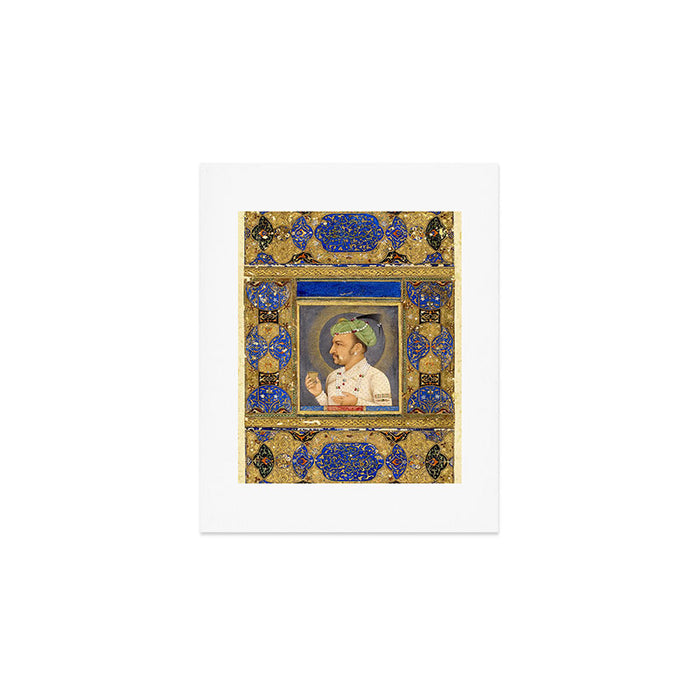 Antique Indian Miniature Painted Illustration Art Print Gallery Image 1